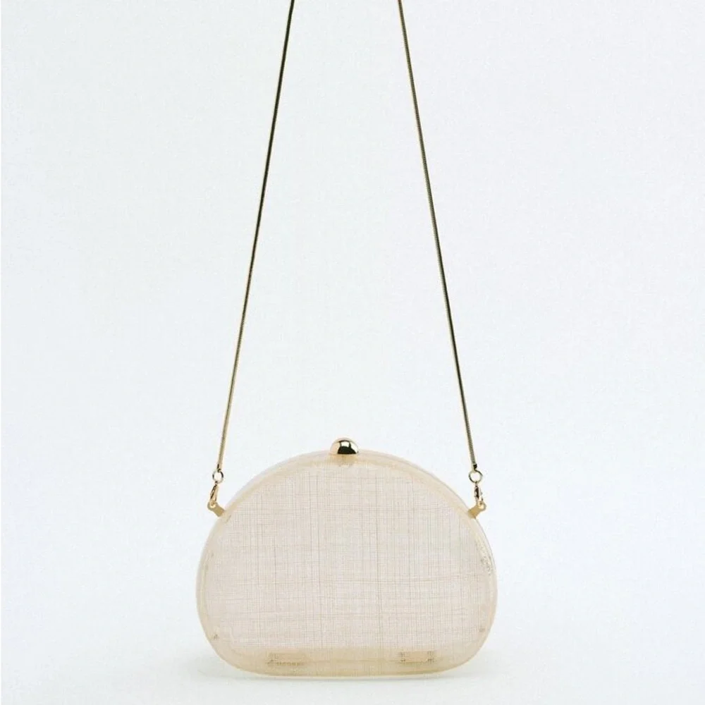 LAST 1!🔥ZARA TRANSPARENT BOX BAG_7